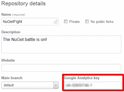 Google Analytics for BitBucket